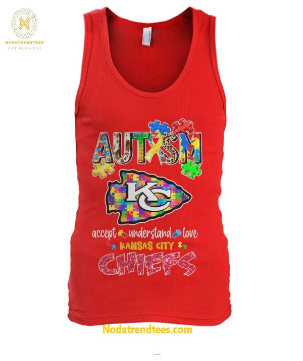 AUTISM Accept Understand Love Kansas City Chiefs Special New Unisex T-Shirt