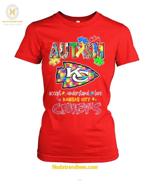 AUTISM Accept Understand Love Kansas City Chiefs Special New Unisex T-Shirt