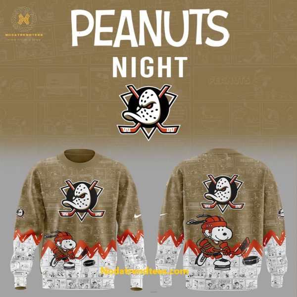 Anaheim Ducks Anniversary Of Peanuts Night For Fans Special New Unisex 3D T-Shirt