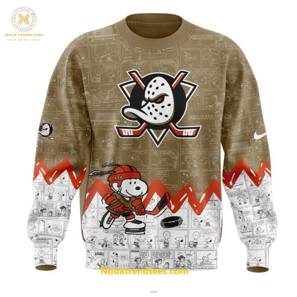 Anaheim Ducks Anniversary Of Peanuts Night For Fans Special New Unisex 3D T-Shirt