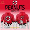 Anaheim Ducks Anniversary Of Peanuts Night For Fans Special New Hoodie Longpants Cap