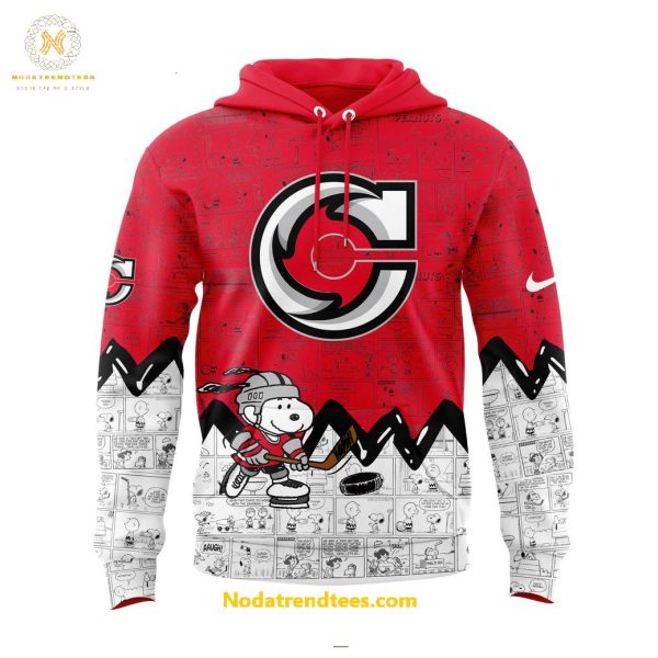 Cincinnati Cyclones Anniversary Of Peanuts Night For Fans Special New Hoodie Longpants Cap