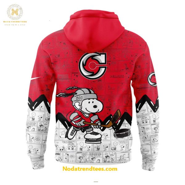 Cincinnati Cyclones Anniversary Of Peanuts Night For Fans Special New Hoodie Longpants Cap