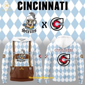 Cincinnati Cyclones Anniversary Of Peanuts Night For Fans Special New Hoodie Longpants Cap