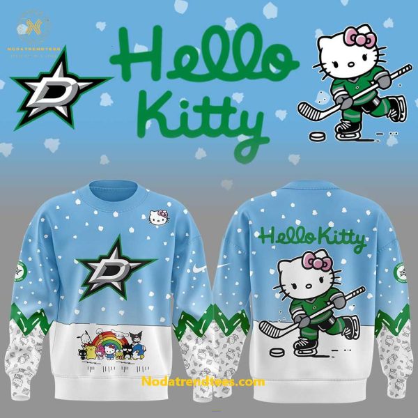 Dallas Stars x Hello Kitty And Friends For Fans Special New Hoodie Longpants Cap