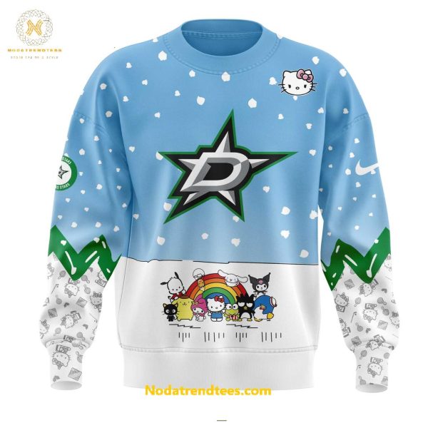 Dallas Stars x Hello Kitty And Friends For Fans Special New Hoodie Longpants Cap