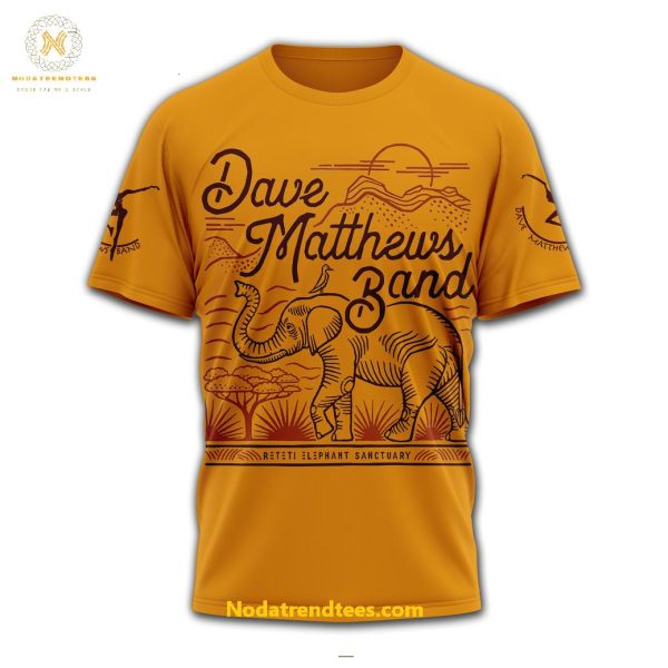 Dave Matthews Band Summer Tour 2025 Special New Unisex 3D T-Shirt