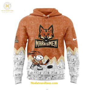 Fayetteville Marksmen 75th Anniversary Of Peanuts Night For Fans Special New Hoodie