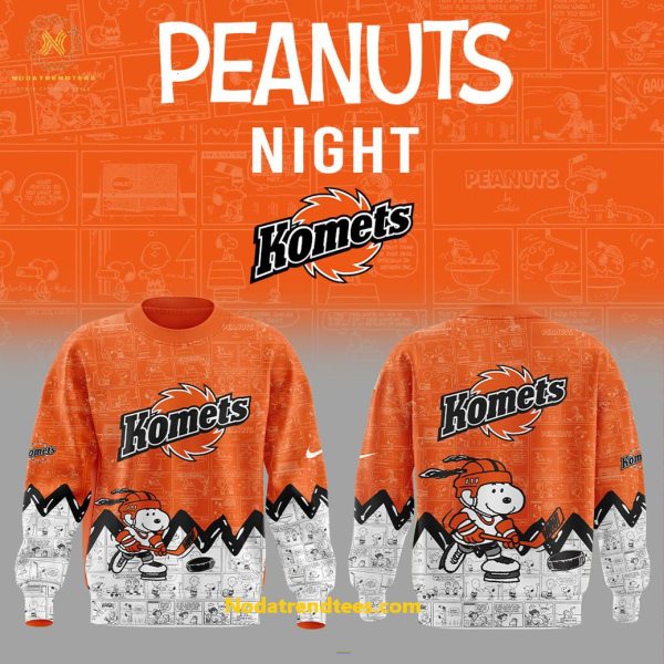 Fort Wayne Komets Anniversary Of Peanuts Night For Fans Special New Unisex 3D T-Shirt