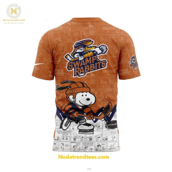 Greenville Swamp Anniversary Of Peanuts Night For Fans Special New Unisex 3D T-Shirt