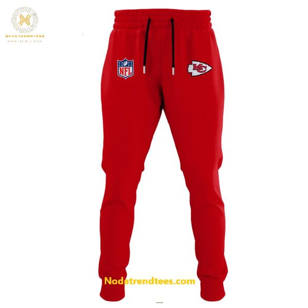 Kansas City Chiefs NFL 5X LIX Super Bowl Champions Back To Back To Back Hoodie Longpants Cap