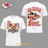 Kansas City Chiefs Super Bowl Sunday All We Do Is Win Win Win 3Peat Season Unisex 3D T-Shirt  – Red