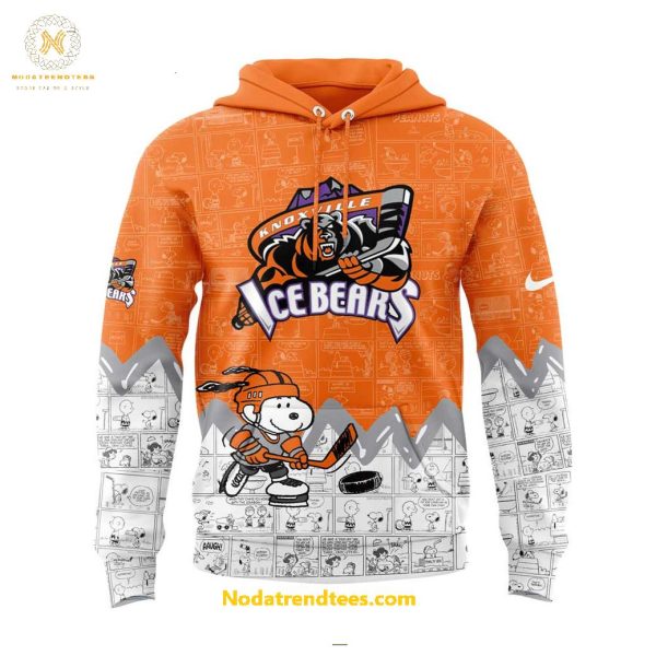 Knoxville Ice Bears 75th Anniversary Of Peanuts Night For Fans Special New Hoodie