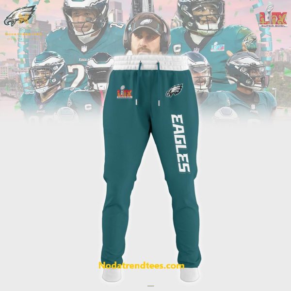 LIX Super Bowl Champions 2024 NFL Philadelphia 2X Hoodie Longpants