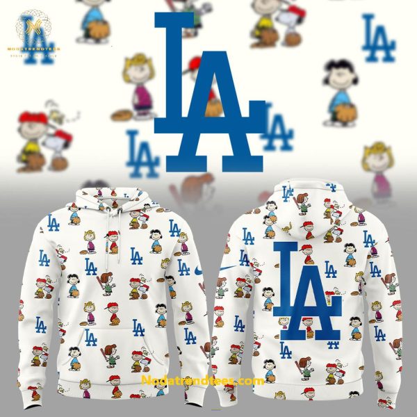 Los Angeles Dodgers x Peanuts 75th Anniversary For Fans Special New Hoodie Longpants Cap