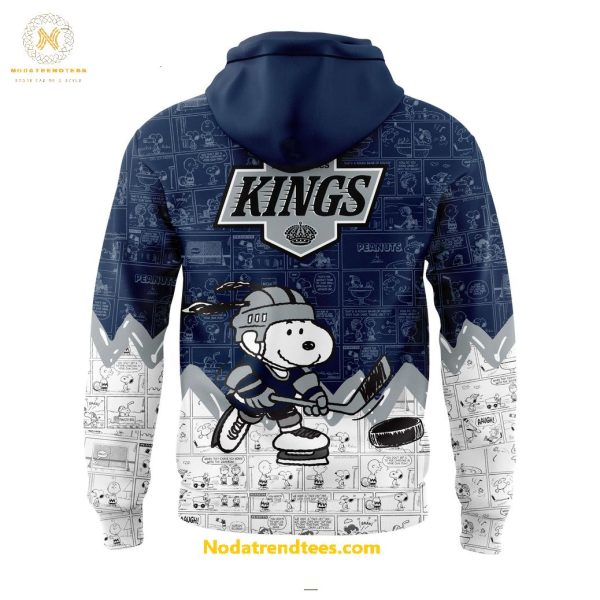 Los Angeles Kings Anniversary Of Peanuts Night For Fans Special New Hoodie Longpants Cap