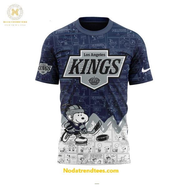 Los Angeles Kings Anniversary Of Peanuts Night For Fans Special New Unisex 3D T-Shirt