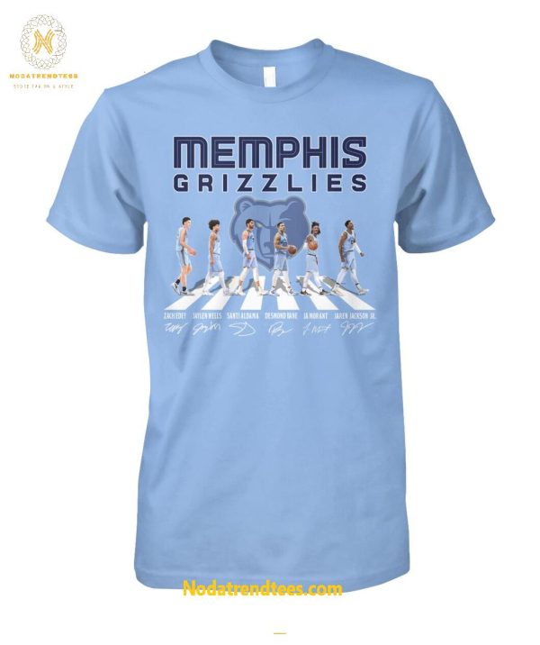 Mempis Grizzlies NBA All Team Signatures Special New Unisex T-Shirt