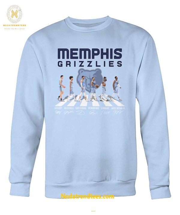 Mempis Grizzlies NBA All Team Signatures Special New Unisex T-Shirt