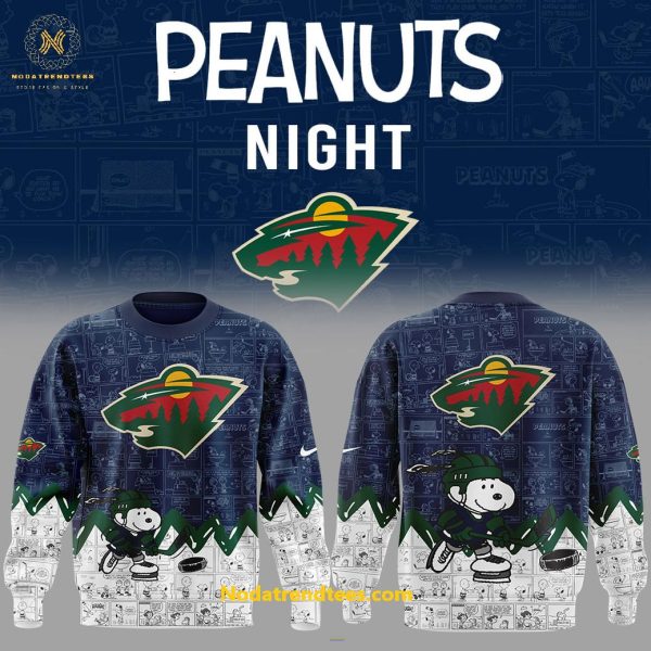 Minnesota Wild Anniversary Of Peanuts Night For Fans Special New Unisex 3D T-Shirt