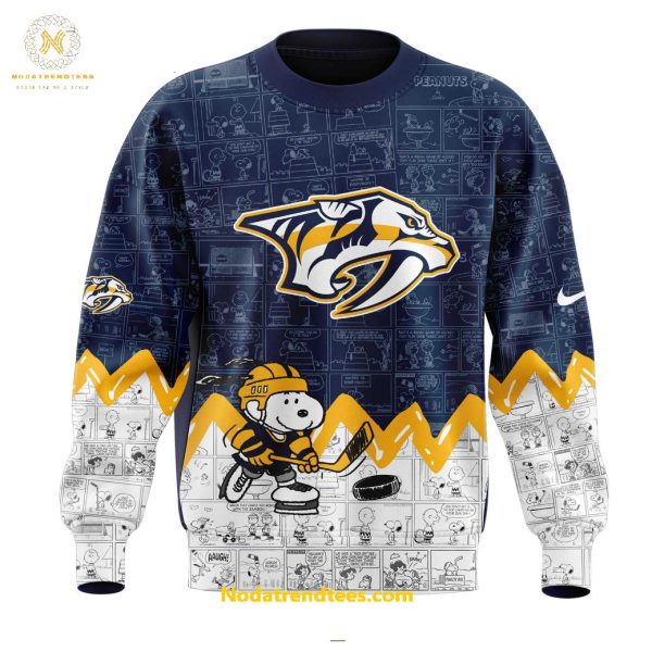 Nashville Predators x Black Hockey History Game Night Limited Edition 3D T-Shirt