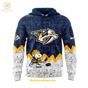 Nashville Predators x Black Hockey History Game Night Limited Edition Hoodie Longpants Cap