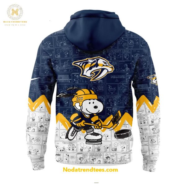 Nashville Predators x Black Hockey History Game Night Limited Edition Hoodie Longpants Cap