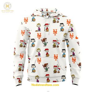 New York Mets x Peanuts 75th Anniversary For Fans Special New Hoodie Longpants Cap