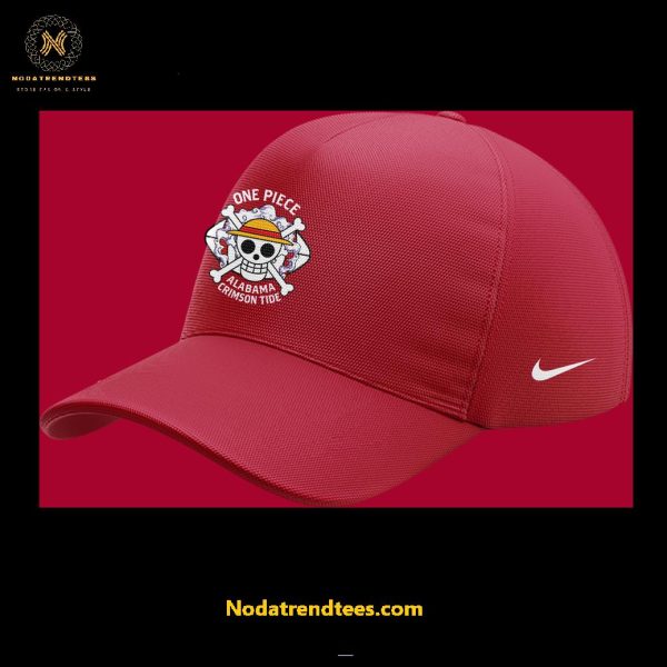 One Piece Night X Alabama Crimson Tide For Fans 2025 Special New Hoodie Longpants Cap