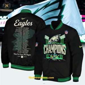 Philadelphia Eagles NFL Super Bowl LIX Champions Meet Us Down The Bayou Special New Baseball Jacket