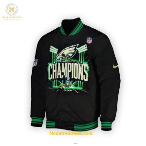 Philadelphia Eagles NFL Super Bowl LIX Champions Meet Us Down The Bayou Special New Baseball Jacket