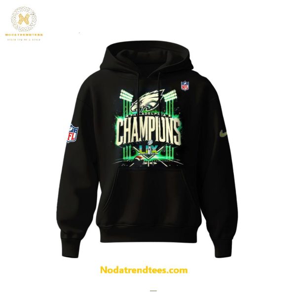 Philadelphia Eagles NFL Super Bowl LIX Champions Meet Us Down The Bayou Special New Hoodie Longpants Cap