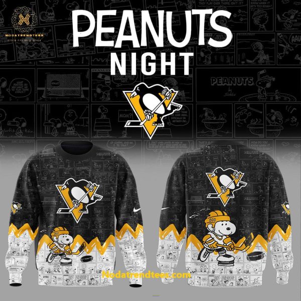 Pittsburgh Penguins Anniversary Of Peanuts Night For Fans Special New Unisex 3D T-Shirt