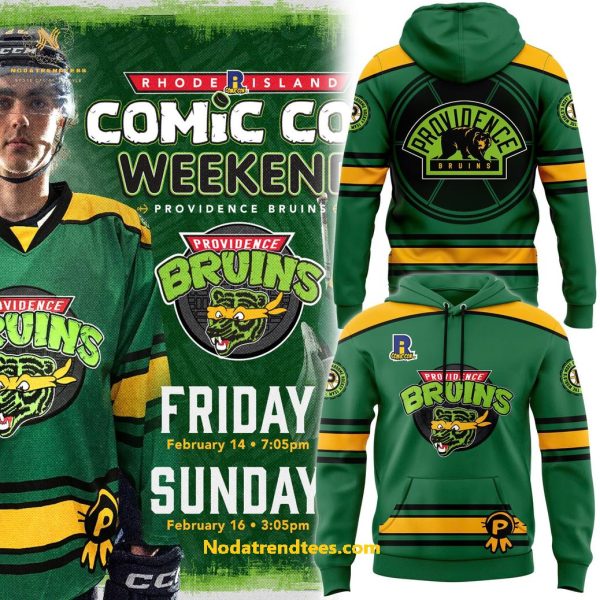 Providence Bruins Comic Con Weekend 2025 Special New Hoodie