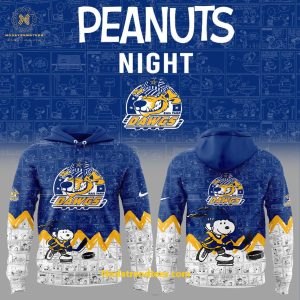 Roanoke Dawgs 75th Anniversary Of Peanuts Night For Fans Special New Hoodie