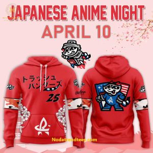 Rocket City Trash Pandas x Japanese Anime Night 2025 For Fans Special New Hoodie