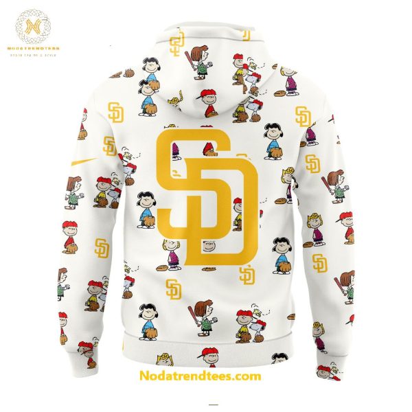 San Diego Padres x Peanuts 75th Anniversary Special New Hoodie Longpants Cap