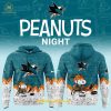 Minnesota Wild Anniversary Of Peanuts Night For Fans Special New Hoodie Longpants Cap