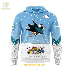 San Jose Sharks x Hello Kitty And Friends For Fans Special New Hoodie Longpants Cap