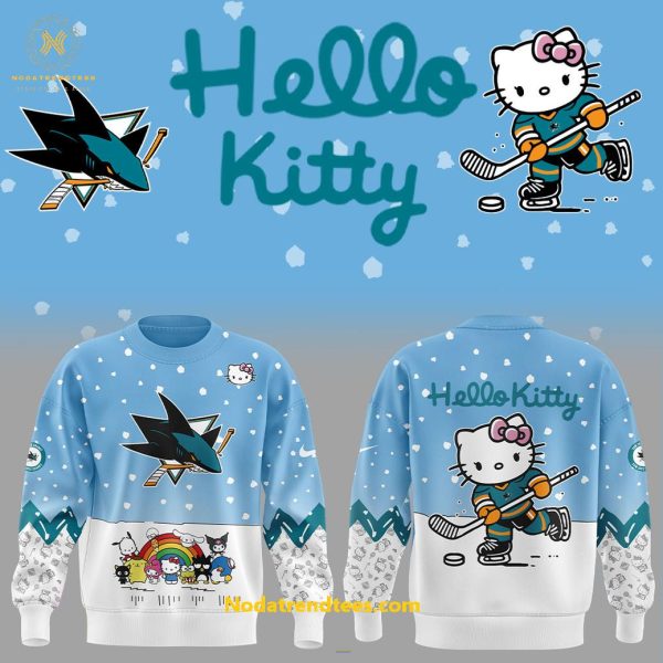 San Jose Sharks x Hello Kitty And Friends For Fans Special New Hoodie Longpants Cap