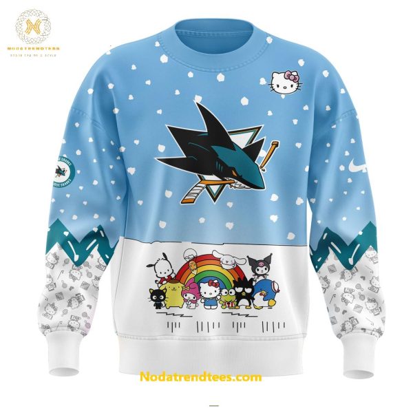 San Jose Sharks x Hello Kitty And Friends For Fans Special New Hoodie Longpants Cap