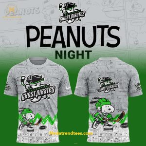 Savannah Ghost Anniversary Of Peanuts Night For Fans Special New 3D T-Shirt