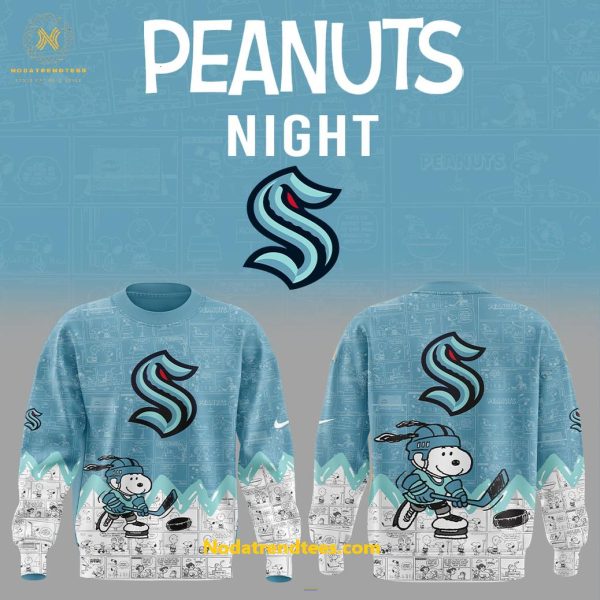 Seattle Kraken Anniversary Of Peanuts Night For Fans Special New Unisex 3D T-Shirt