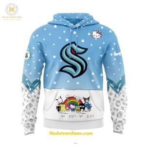 Seattle Kraken x Hello Kitty And Friends For Fans Special New Hoodie Longpants Cap