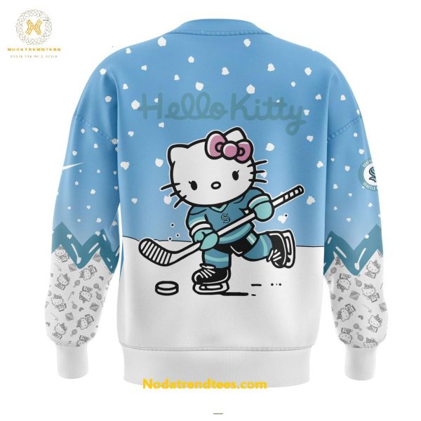 Seattle Kraken x Hello Kitty And Friends For Fans Special New Hoodie Longpants Cap