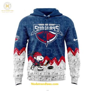 South Carolina Stingrays Anniversary Of Peanuts Night For Fans Special New Hoodie Longpants Cap