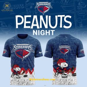 South Carolina Stingrays Anniversary Of Peanuts Night For Fans Special New Hoodie Longpants Cap