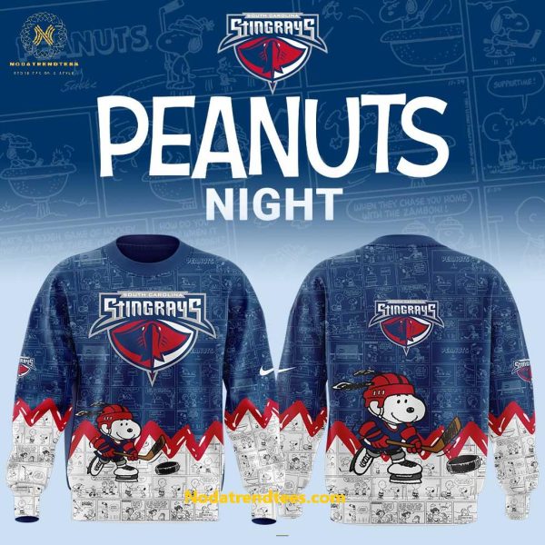 South Carolina Stingrays Anniversary Of Peanuts Night For Fans Special New Unisex 3D T-Shirt