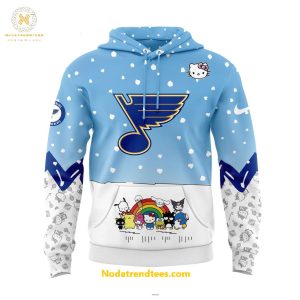 St. Louis Blues x Hello Kitty And Friends For Fans Special New Hoodie Longpants Cap