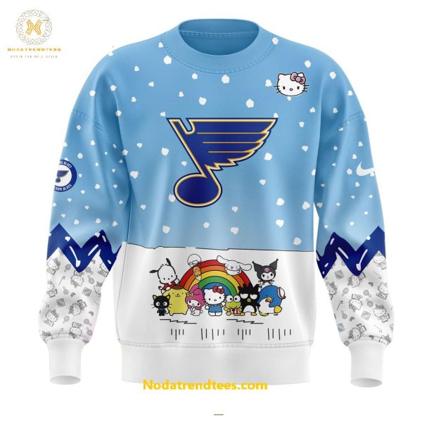 St. Louis Blues x Hello Kitty And Friends For Fans Special New Hoodie Longpants Cap